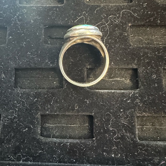 Inlaid Turquoise Ring - Picture 2 of 2